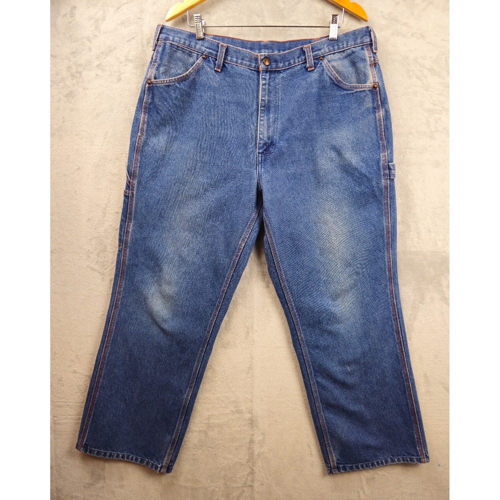 BIG MAC Vintage 38x29 Denim Jeans‎ Wide Leg Talon Zipper Fly Baggy Dungaree USA